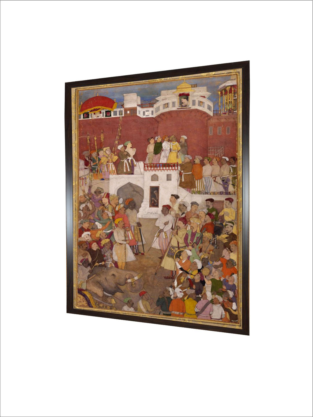 25 Abu'l Hasan. Emperor Jahangir At The Jharoka Window Of The Agra Fort, ca. 1620, Aga Khan Museum