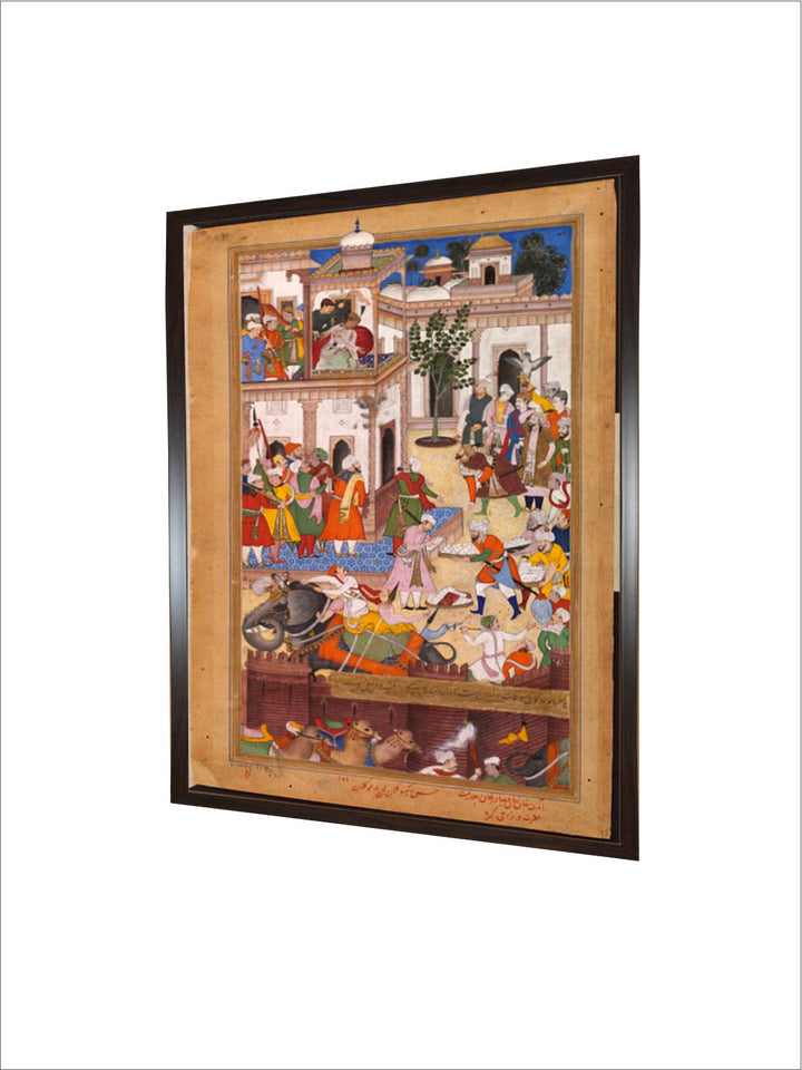 1561-The Submission of the rebel brothers Ali Quli and Bahadur Khan-Akbarnama