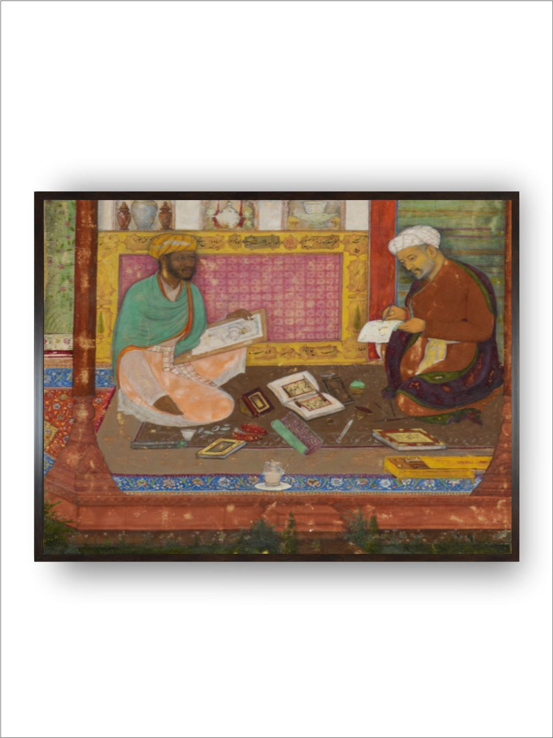 Colophon portrait from the Khamsa of Nizami