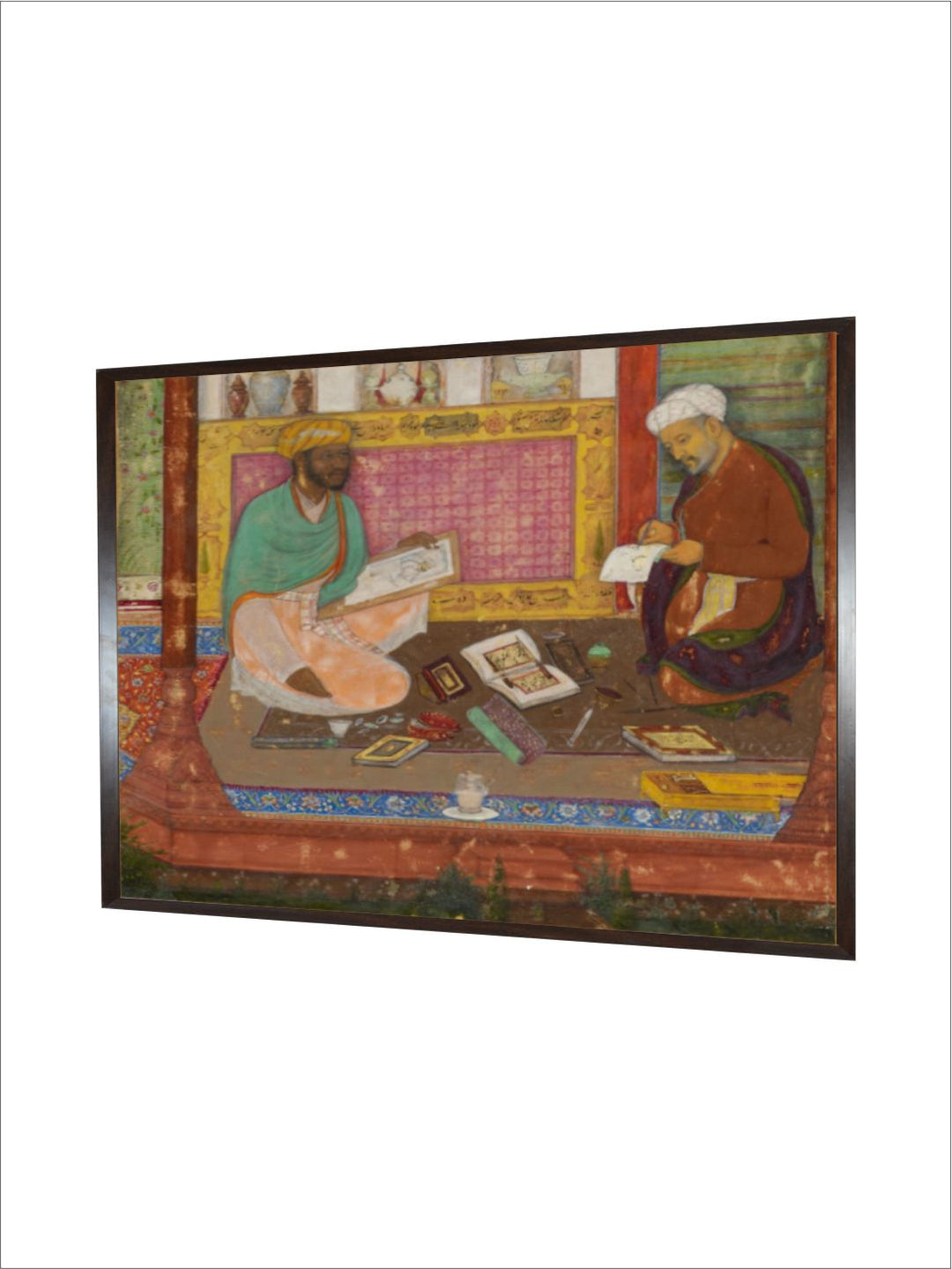 Colophon portrait from the Khamsa of Nizami