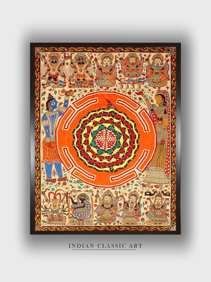 Madhubani Mahavidyas painting