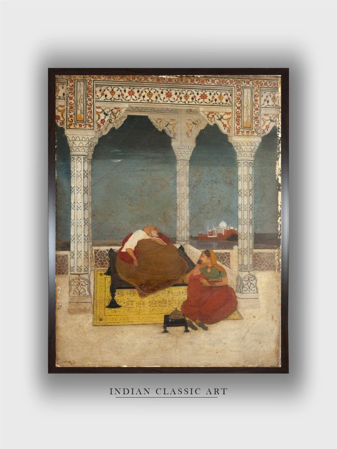 Abanindranath Tagore - The Passing of Shah Jahan, 1902