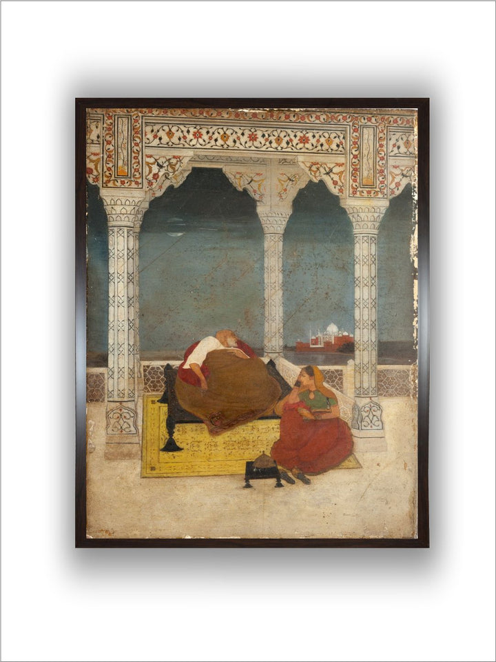 Abanindranath Tagore - The Passing of Shah Jahan, 1902