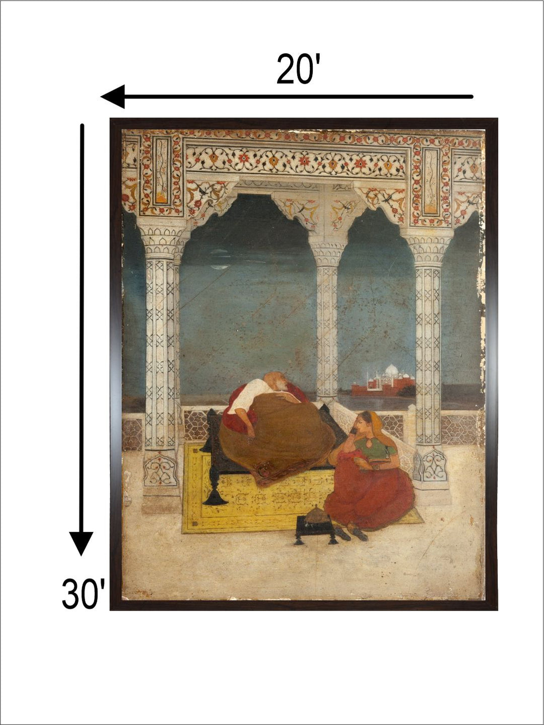 Abanindranath Tagore - The Passing of Shah Jahan, 1902