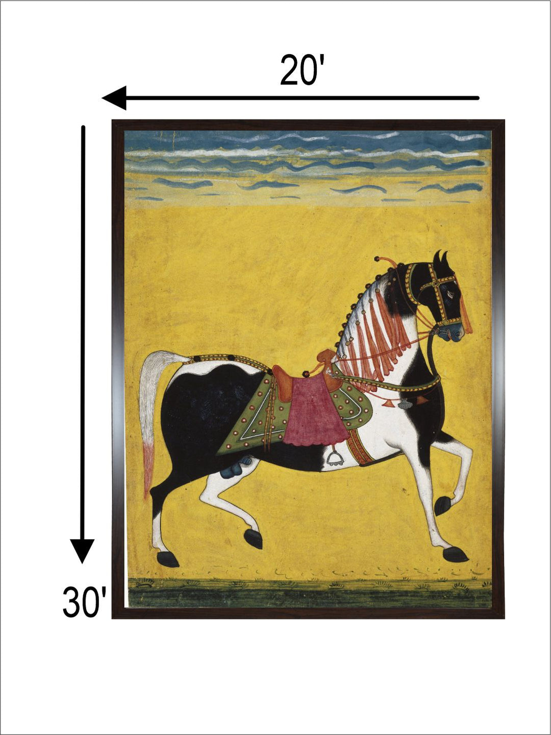 Portrait of a Stallion, mid 19th century