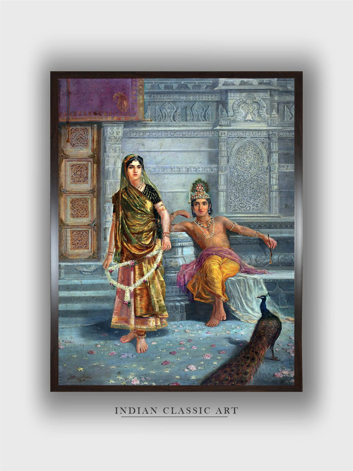 Radha and Krishna Painting