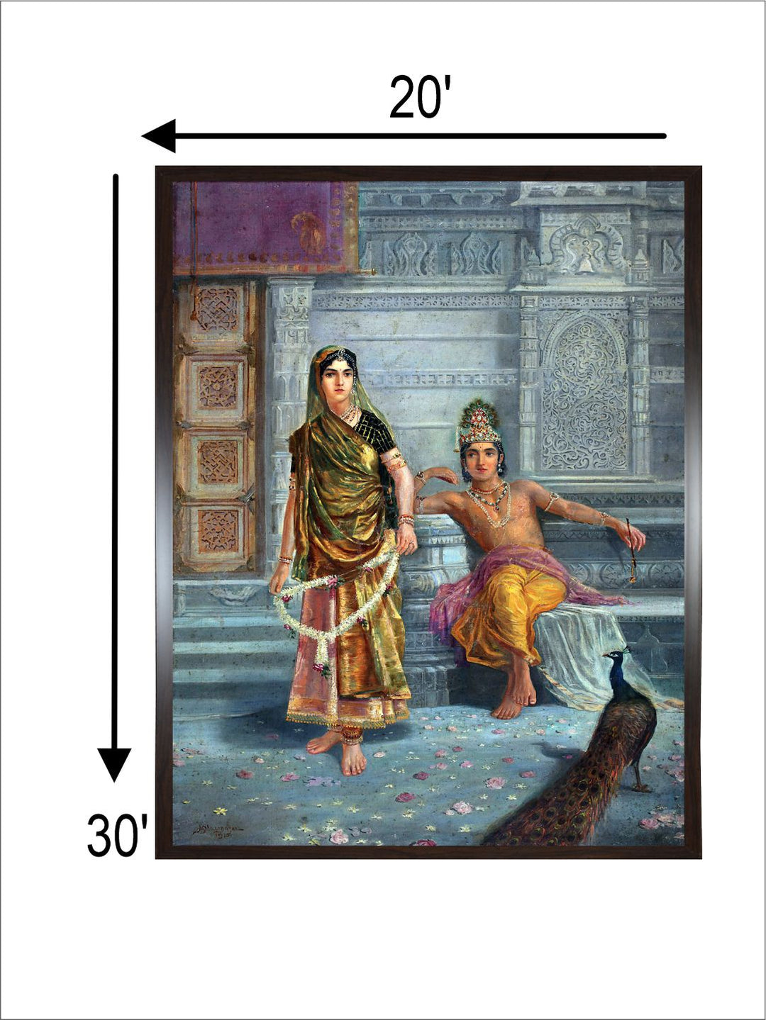 Radha and Krishna Painting