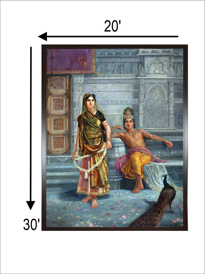 Radha and Krishna Painting
