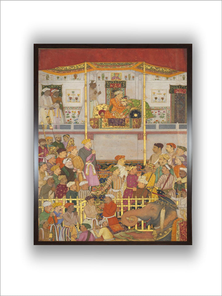 Jahangir Receives Prince Khurram at Ajmer on His Return from the Mewar Campaign