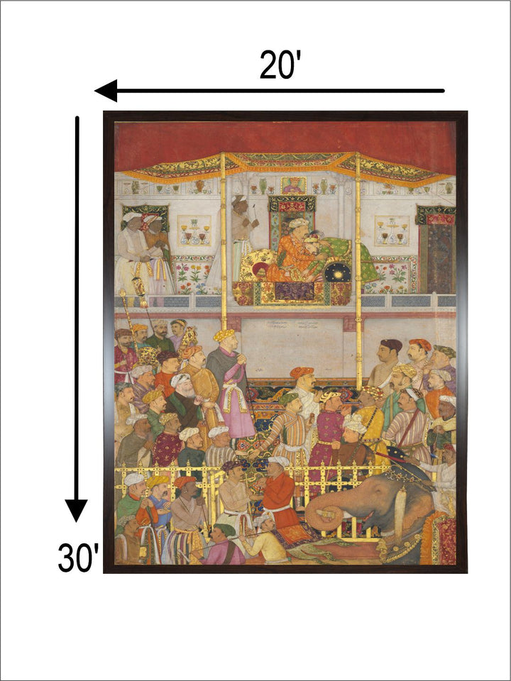 Jahangir Receives Prince Khurram at Ajmer on His Return from the Mewar Campaign