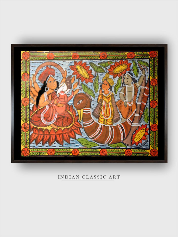Extrait de Chandi Mangal de Meena Chitrakar