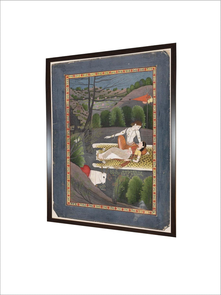 Shiva watches Parvati Sleep