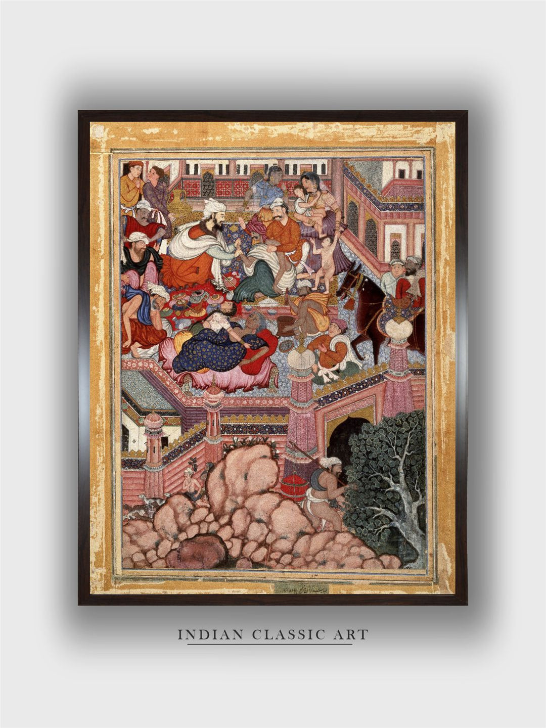 Brooklyn Museum Amr Disguised as Mazmahil the Surgeon Practices Quackery on the Sorcerers of Antali