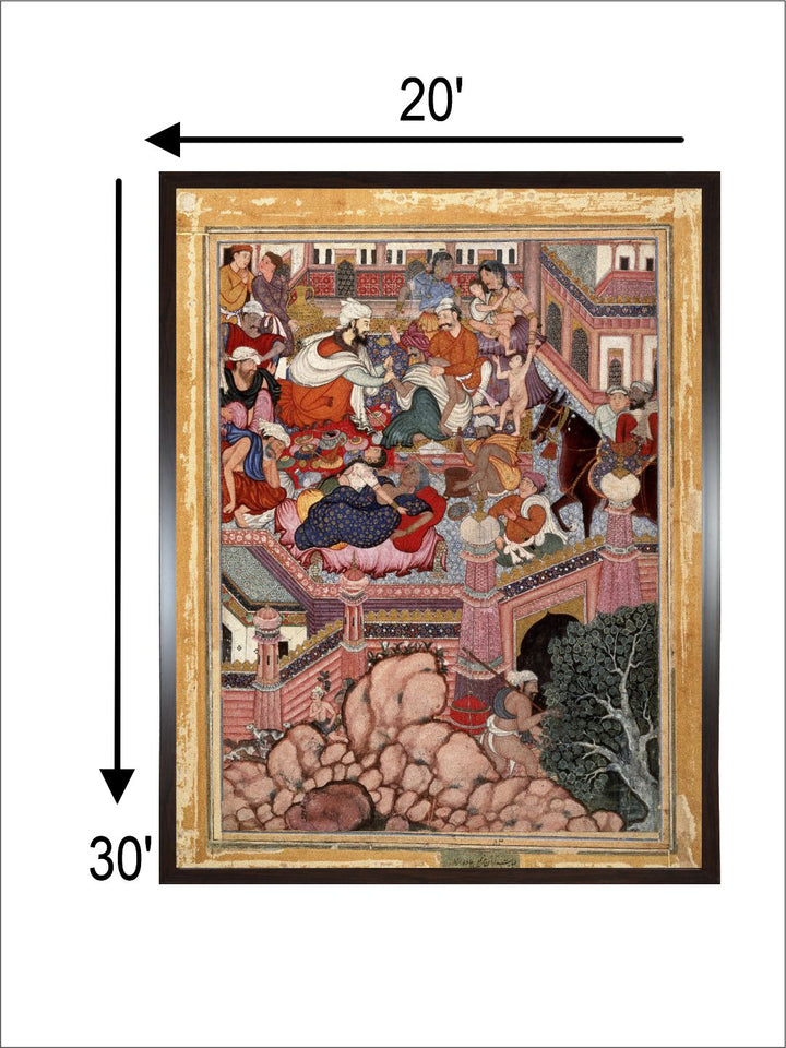 Brooklyn Museum Amr Disguised as Mazmahil the Surgeon Practices Quackery on the Sorcerers of Antali