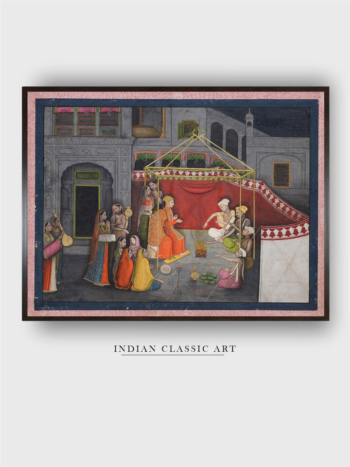 The Wedding of Krishna's Parents