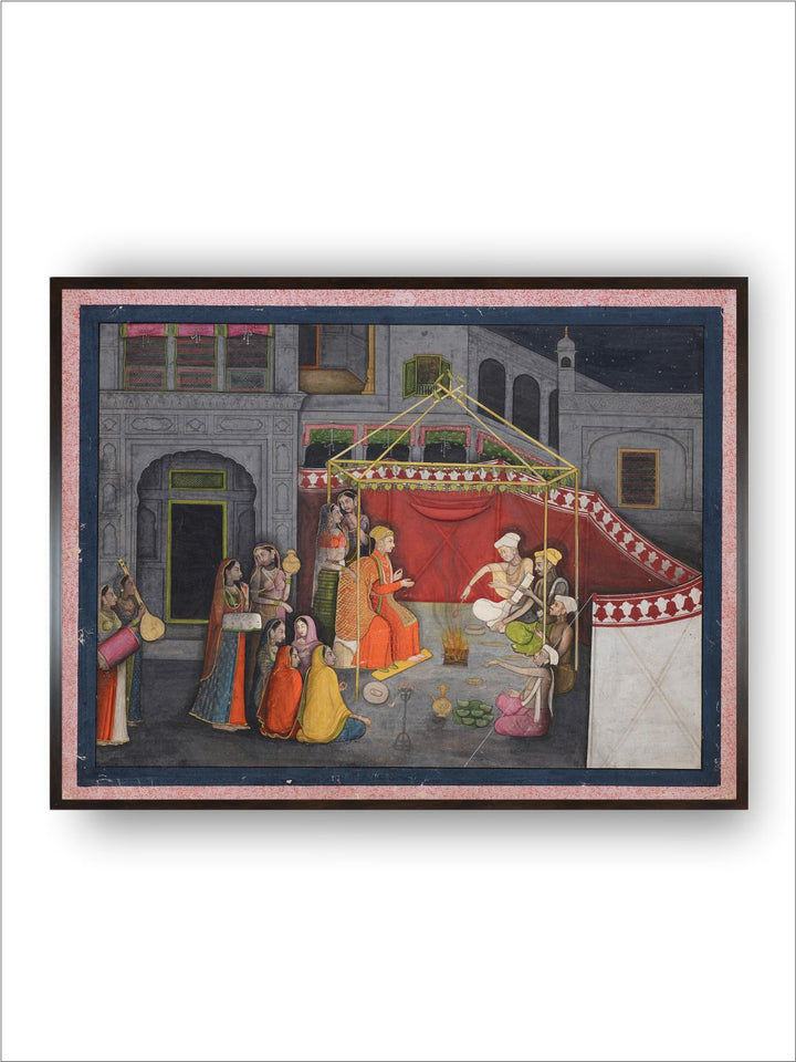 The Wedding of Krishna's Parents