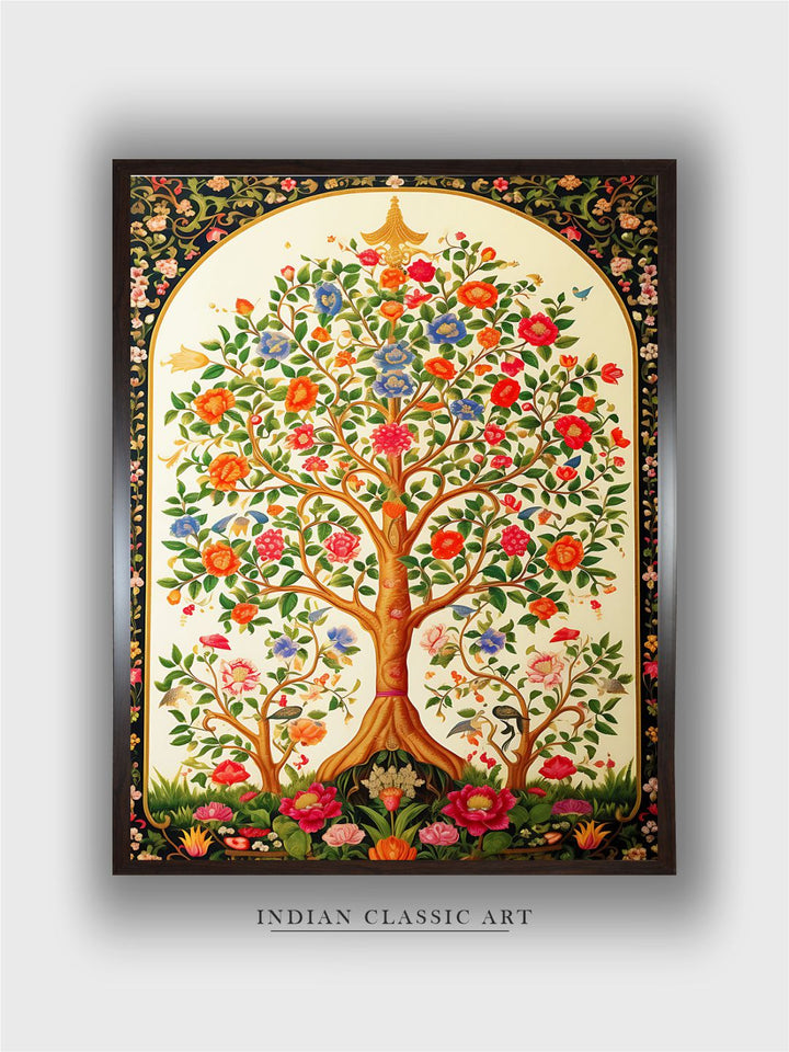 Pichwai Painting Bohemian Wall Art