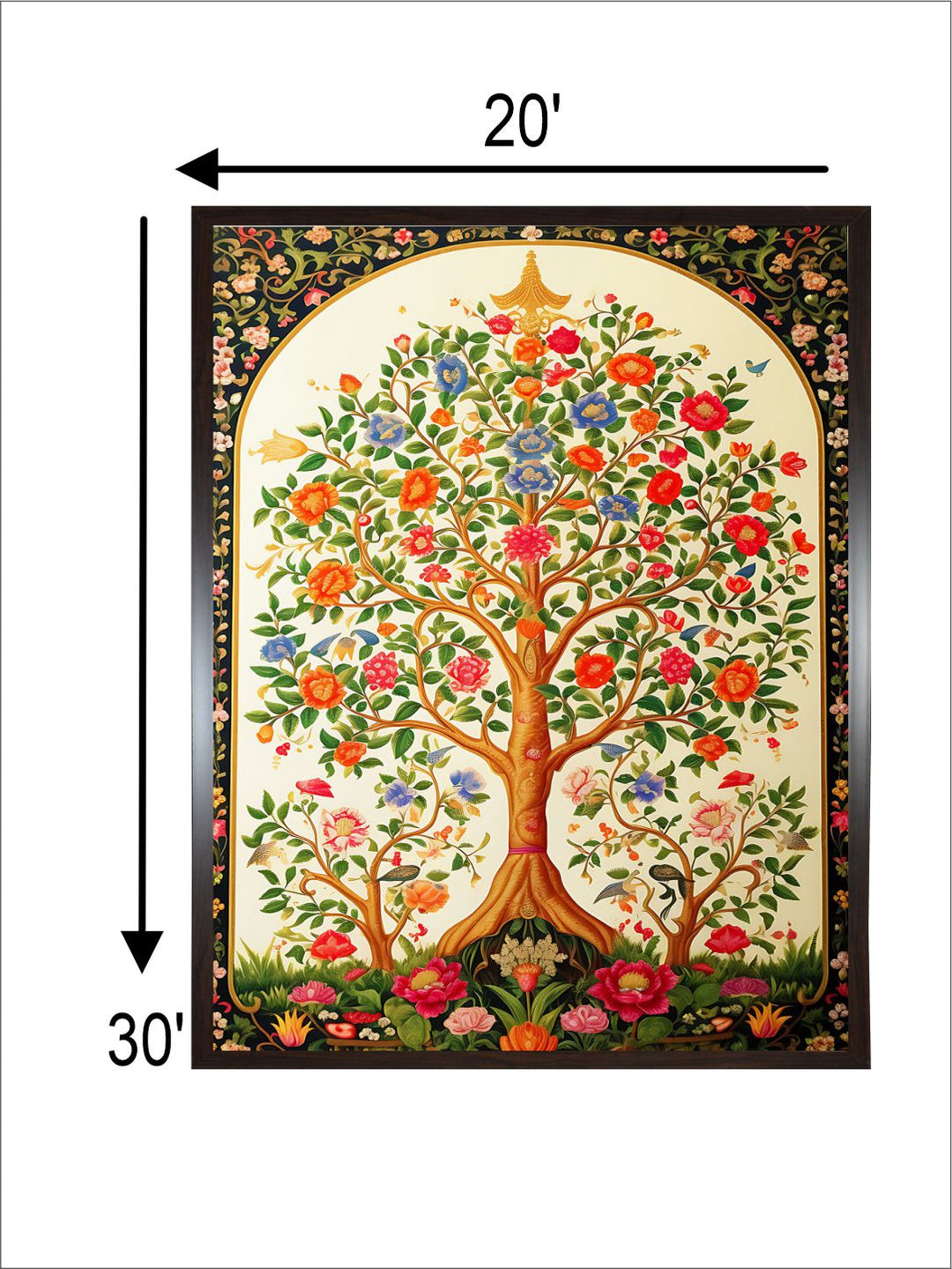 Pichwai Painting Bohemian Wall Art