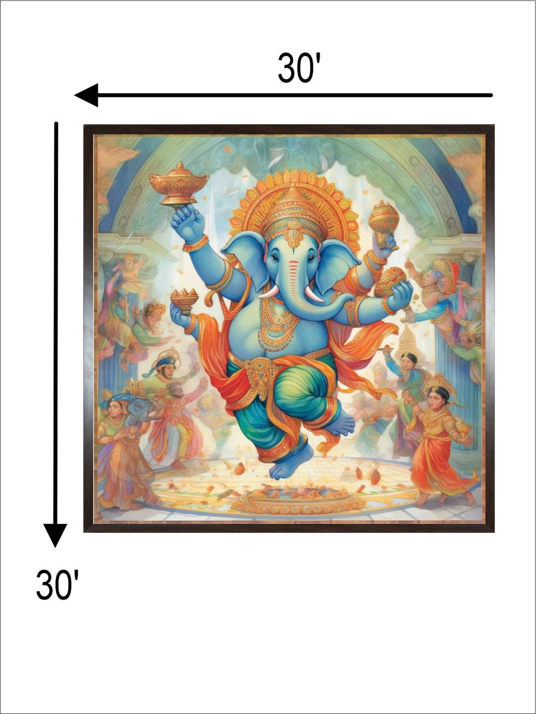 Lord Ganesha indian painting