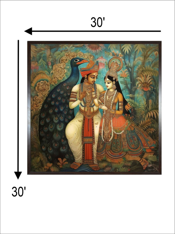 Beautiful Peacock wall art painting