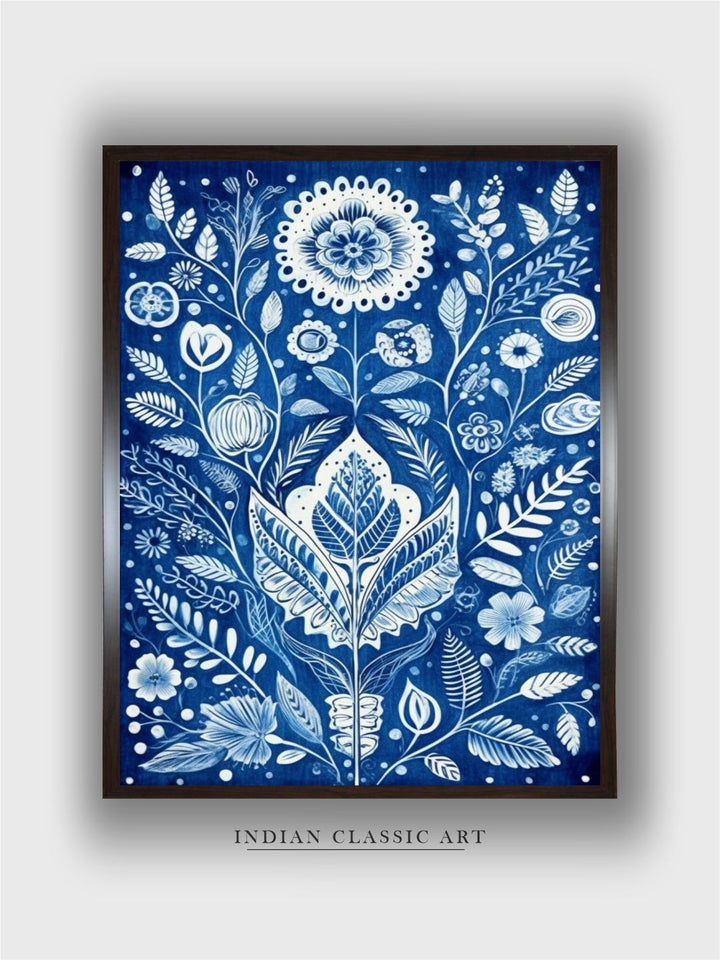Indian Floral Painting