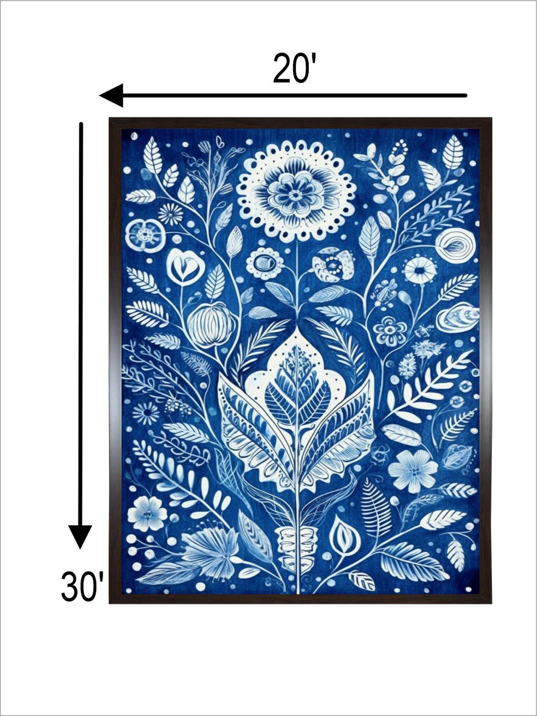 Indian Floral Painting