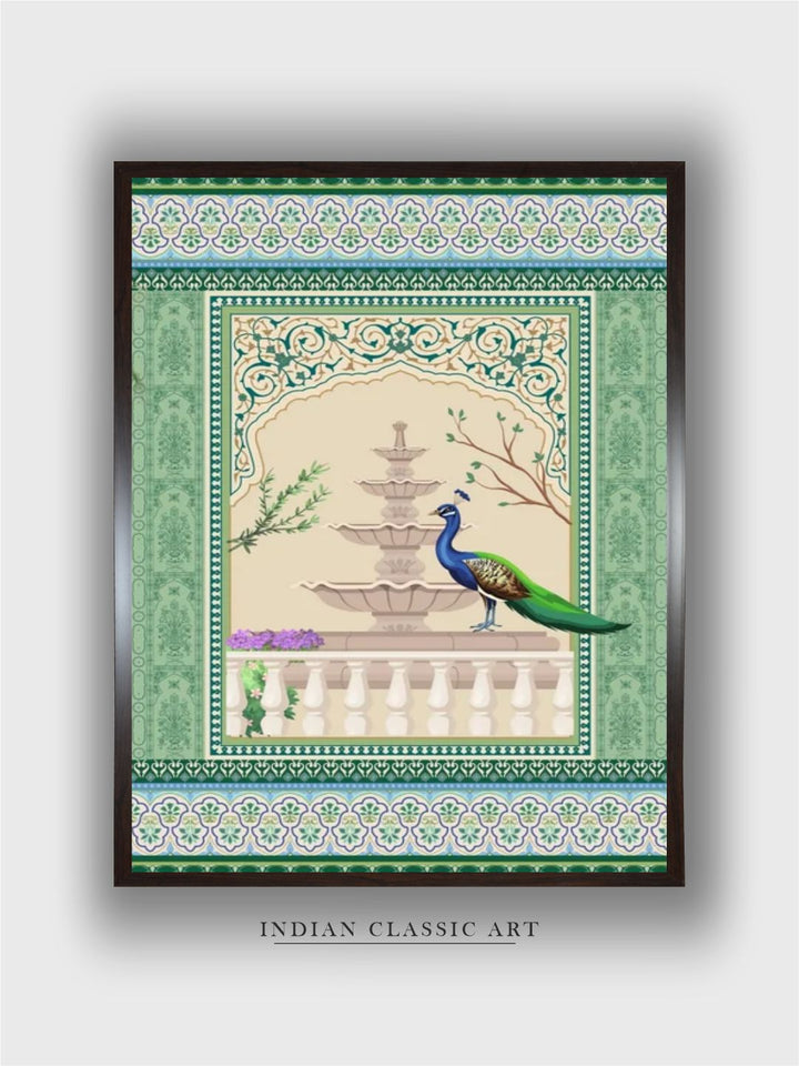 Peacock Indian Art