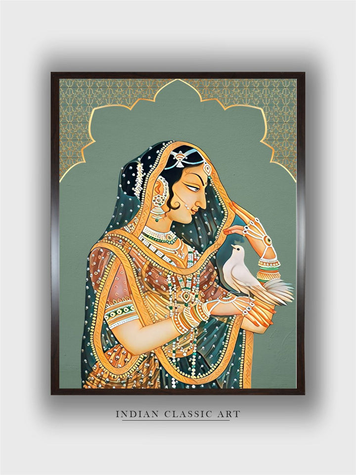 Indian Royal Lady Art