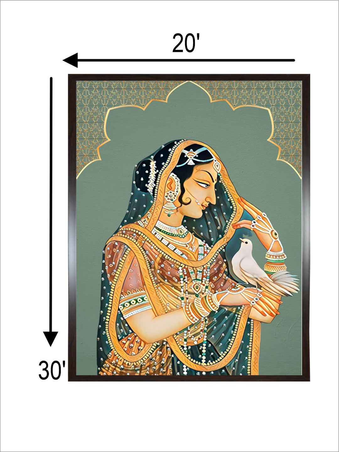 Indian Royal Lady Art