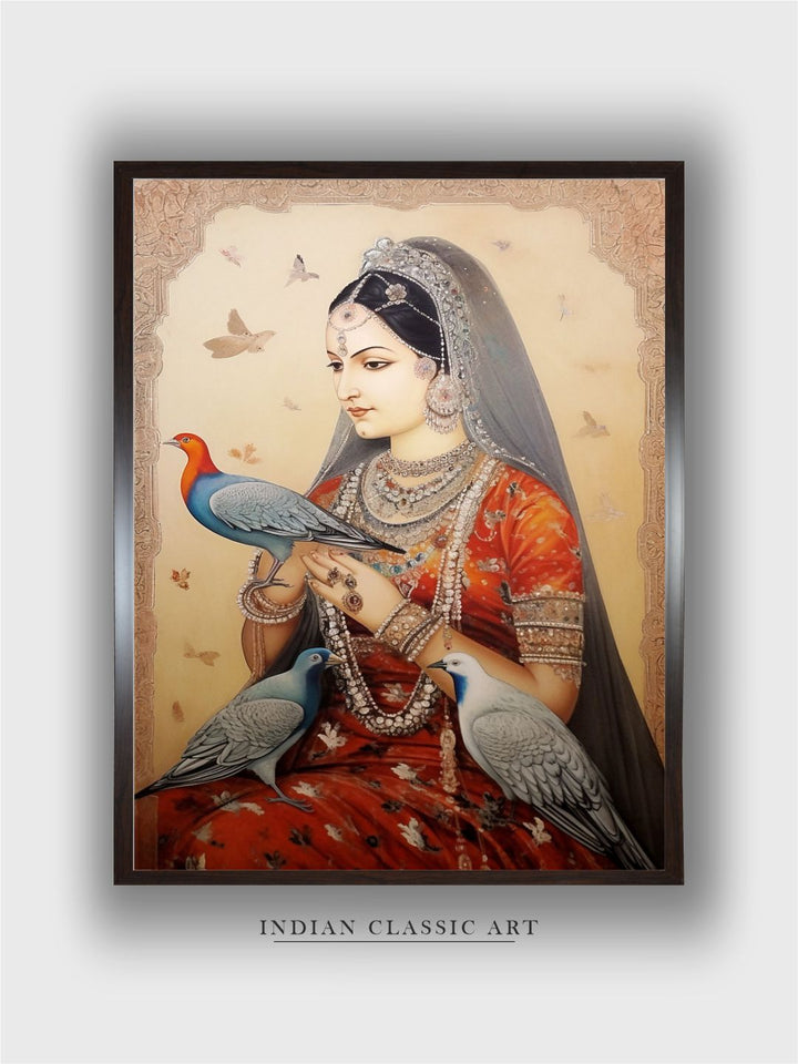 Indian Royal Lady Art