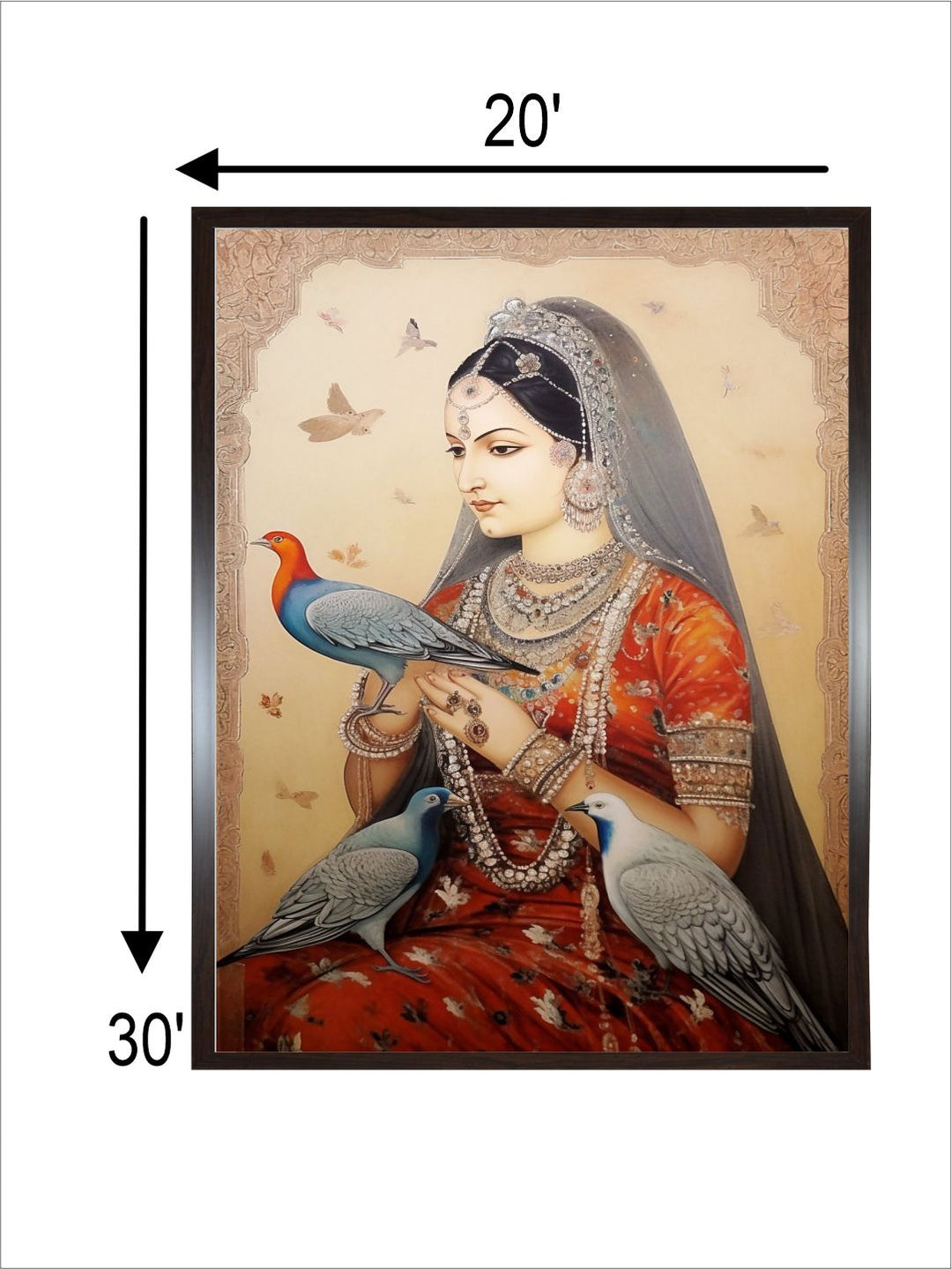 Indian Royal Lady Art