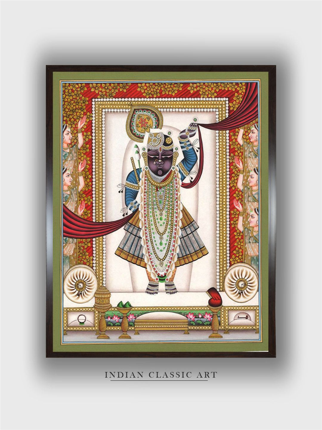 Indian Art Pichwai Shrinathji painting