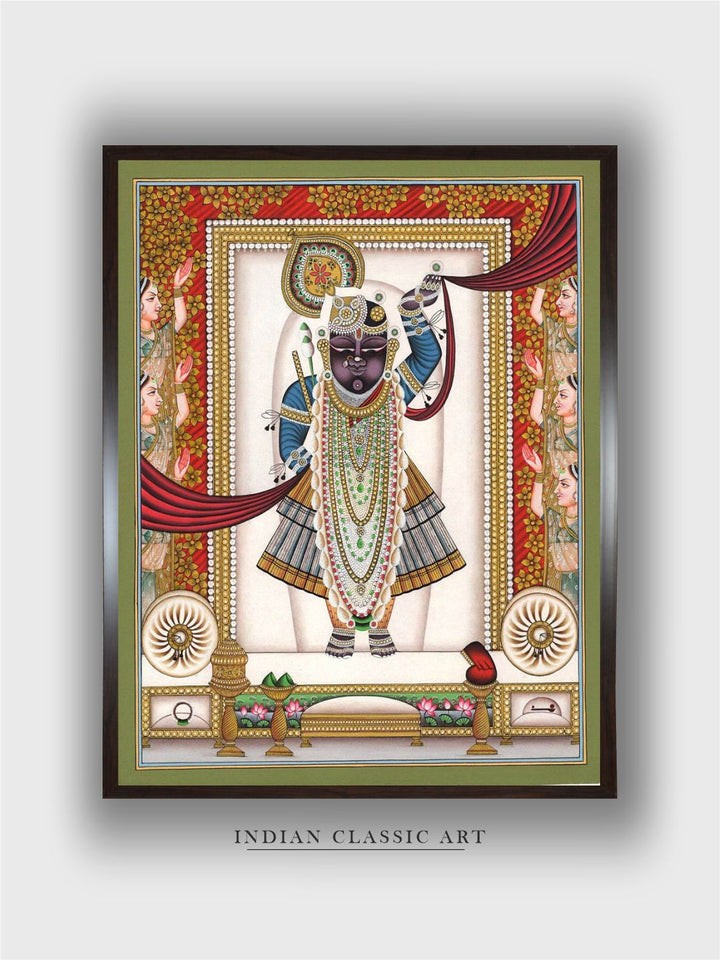 Indian Art Pichwai Shrinathji painting