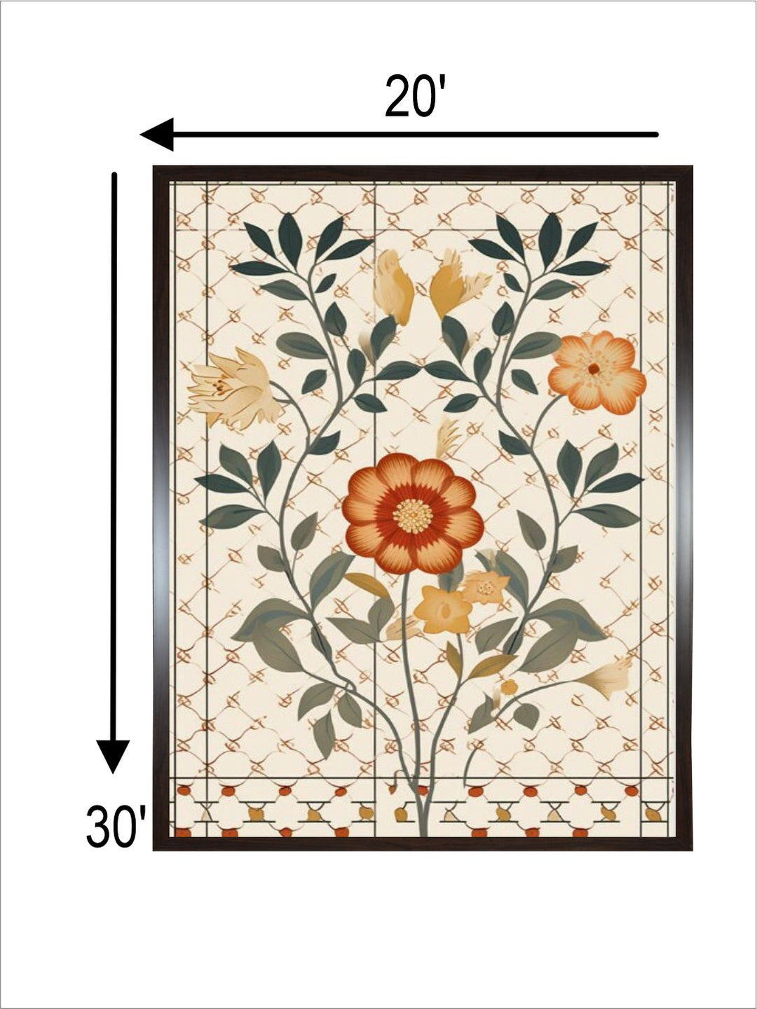 Indian Floral wall art