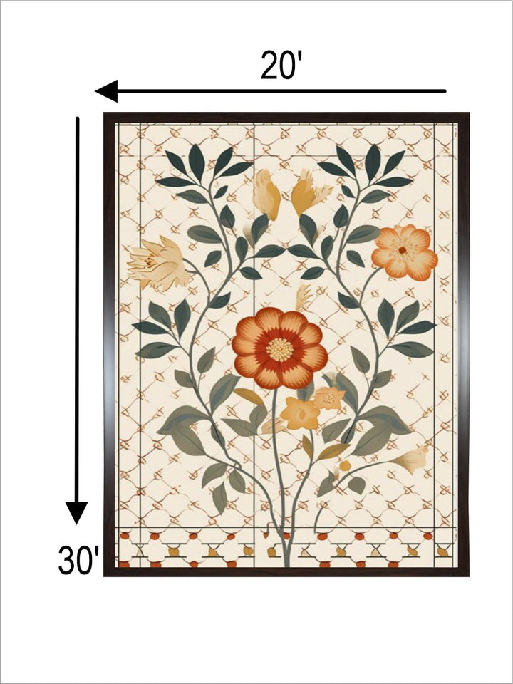 Indian Floral wall art