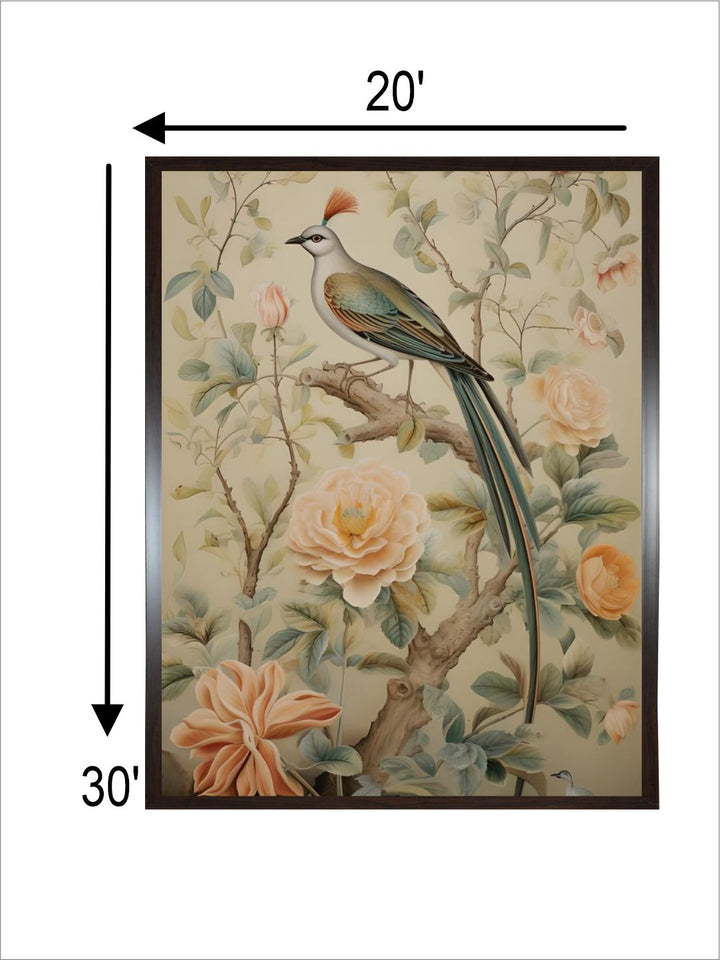 Indian Peacock wall art