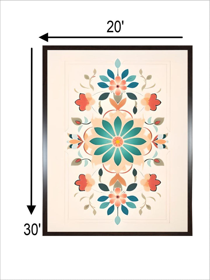 Indian Floral painting