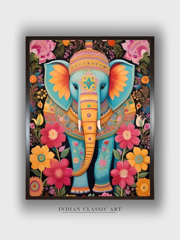 Indian Elephant Art