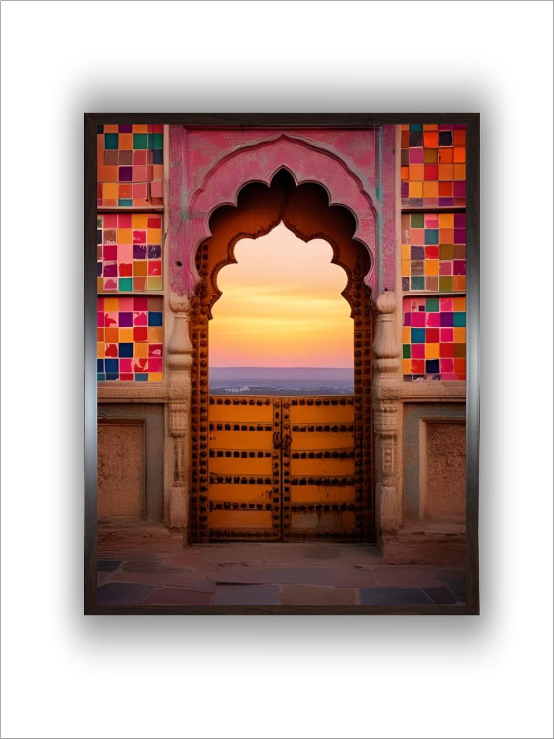 Indian Arch Art Colorful