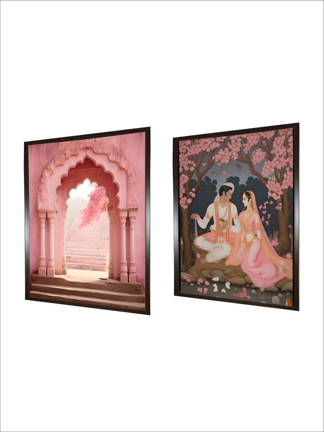 Set of 2 Indian Folk Art