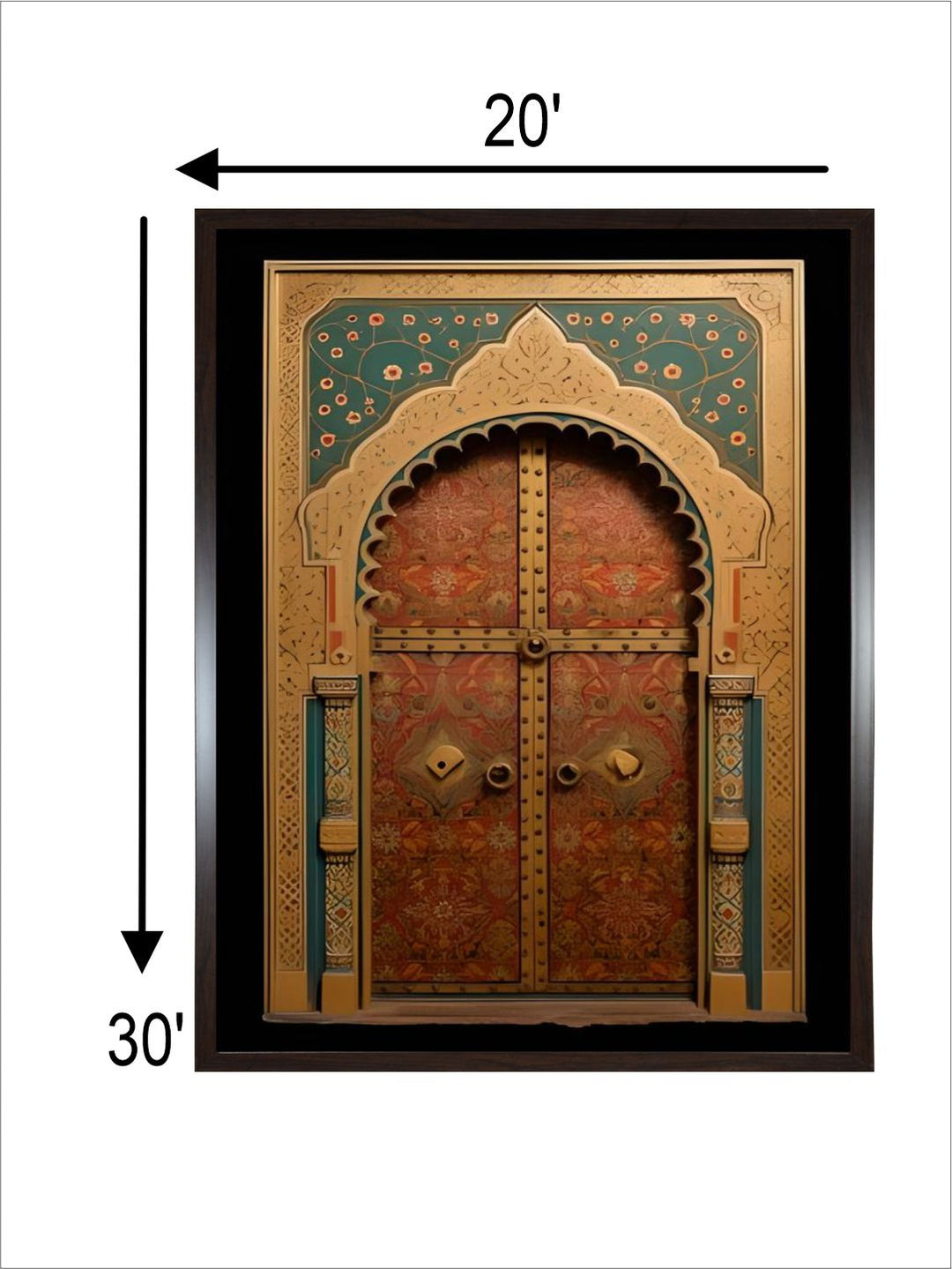 Indian Door Art Pichwai Wall Painting