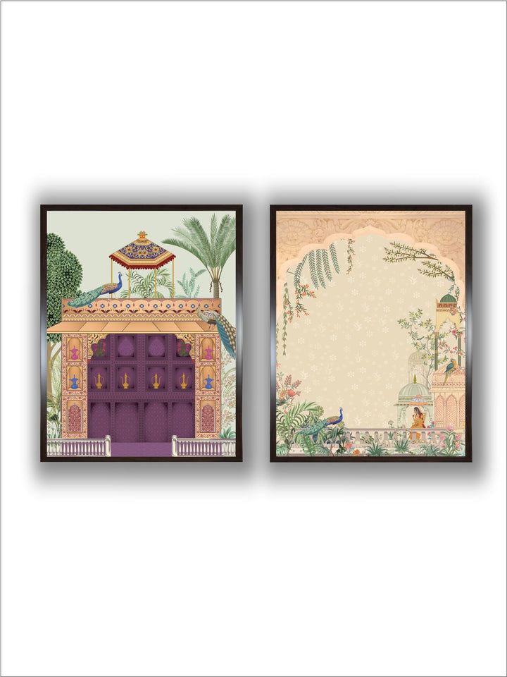 Indian Art Pichwai Painting Set of 2