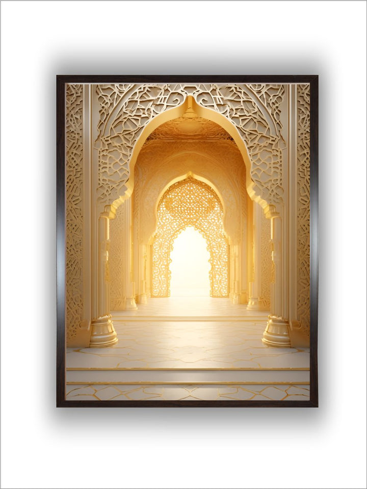 White and Gold Wall Art