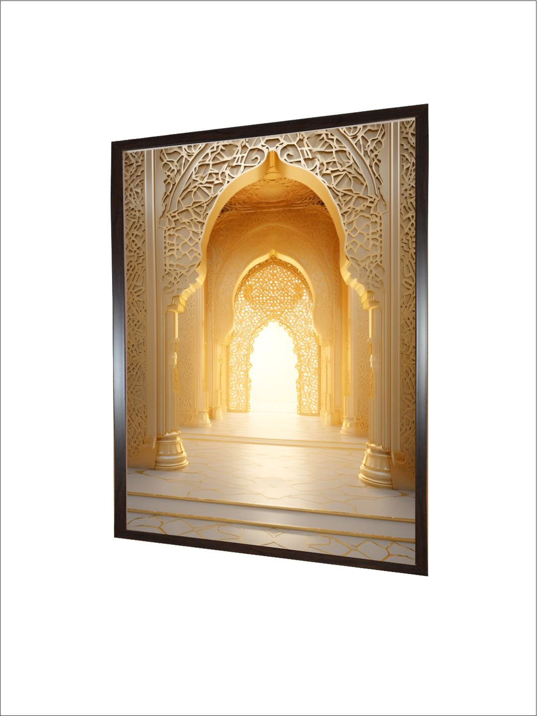 White and Gold Wall Art