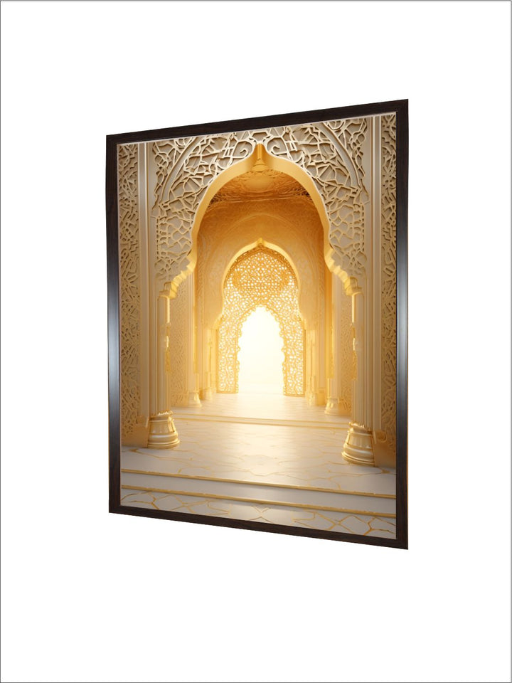 White and Gold Wall Art
