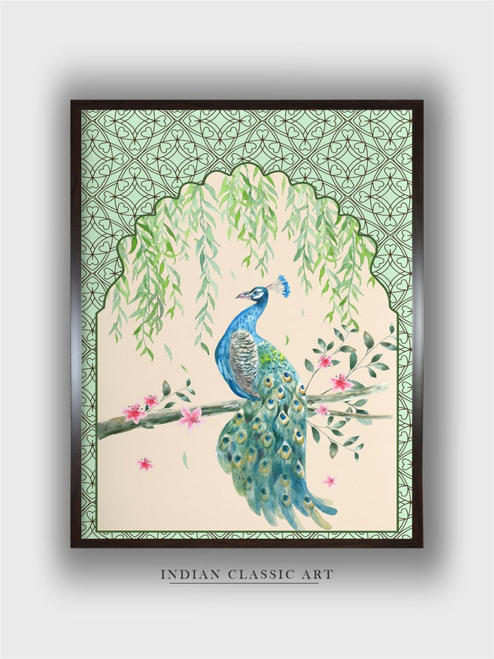 peacock painting
