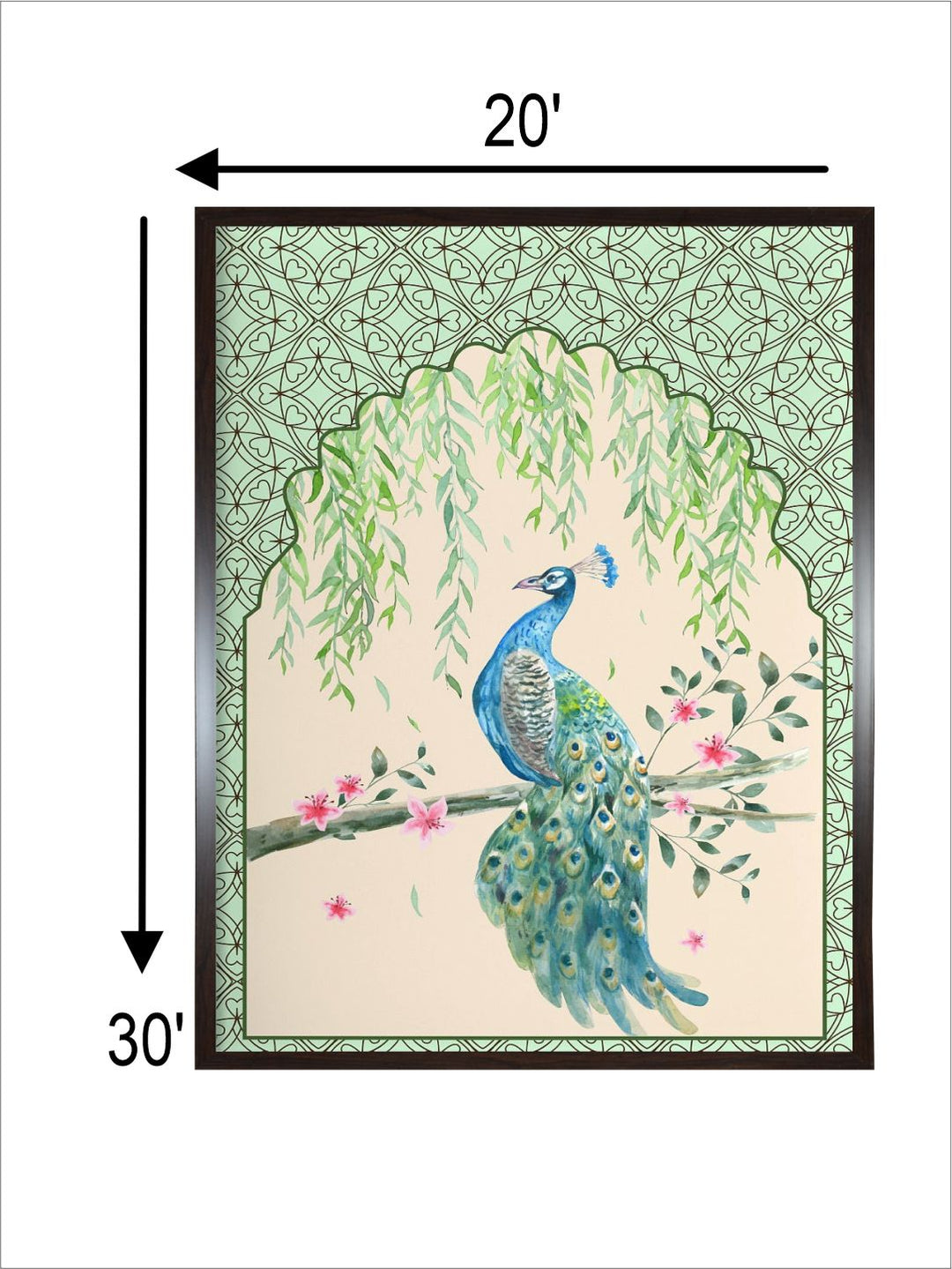 peacock painting