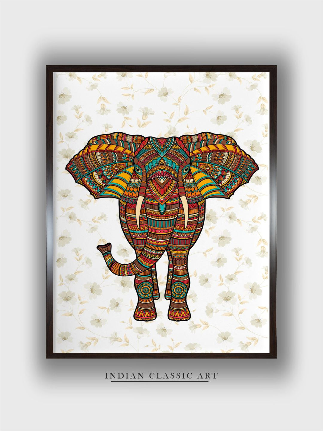 Elephant indian folk art