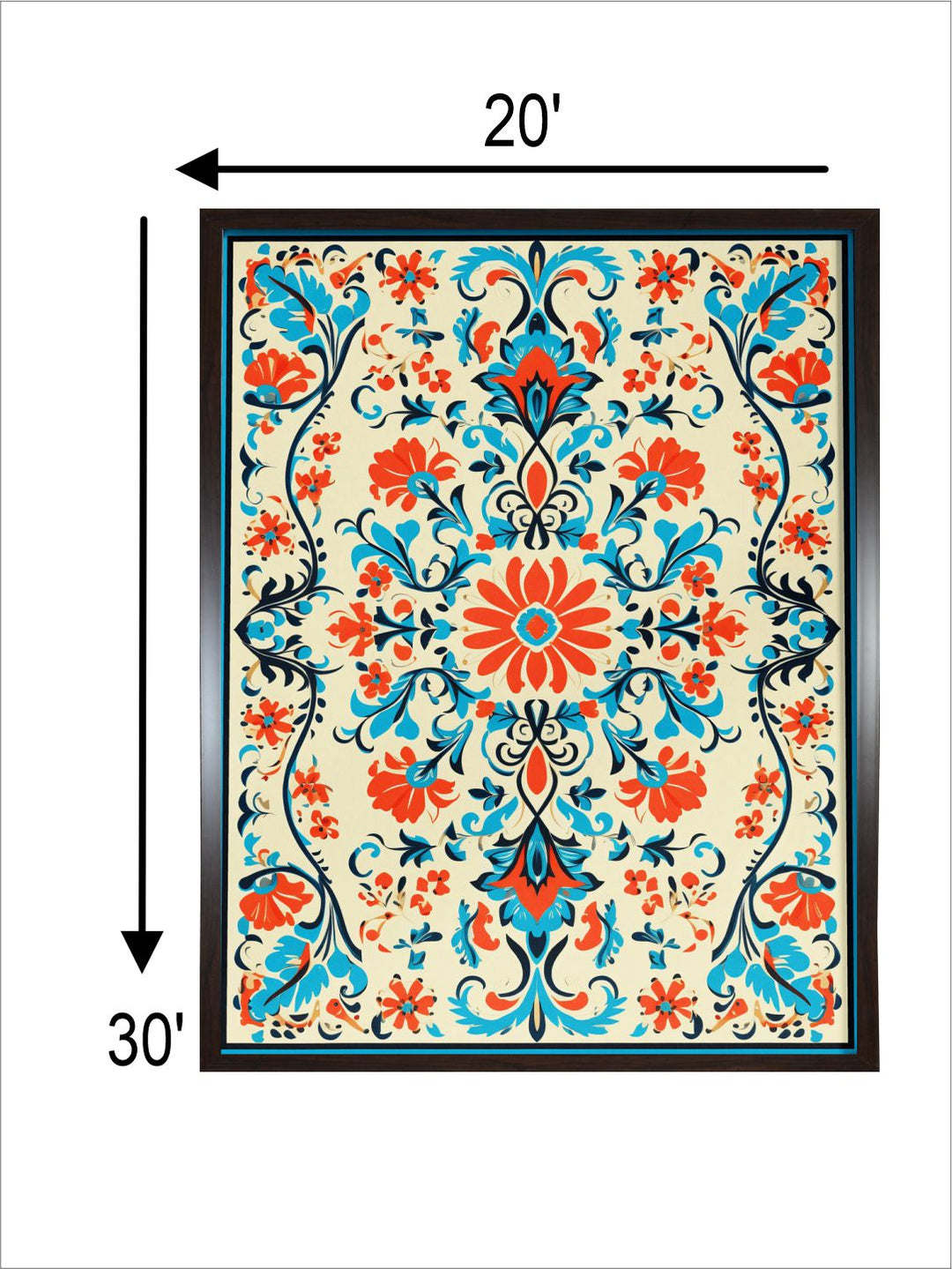 Persian Wallart Pattern | Indian Art