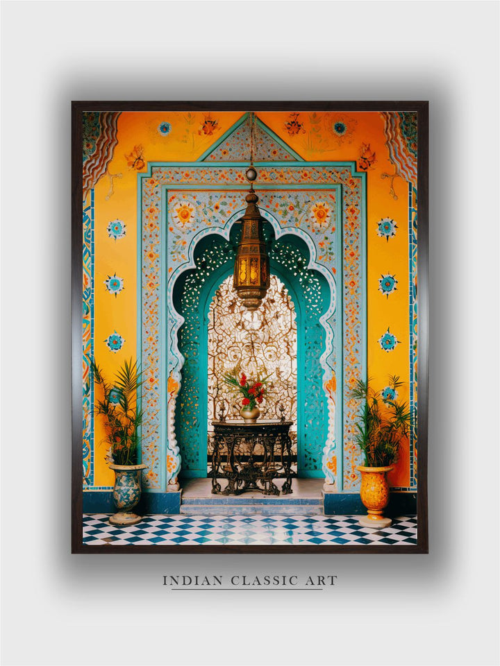 Vintage Palace Wall | Indian Art